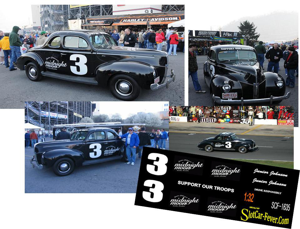 SCF1635 #3 Junior Johnson Midnight Moon '40 Ford