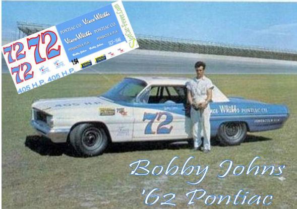 SCF1646-C #72 Bobby Johns 62 Pontiac