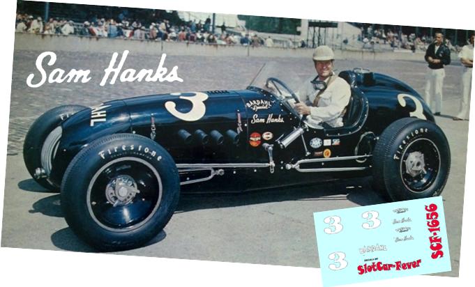 SCF1656-C #3 Sam Hanks Bardahl Special vintage sprint car