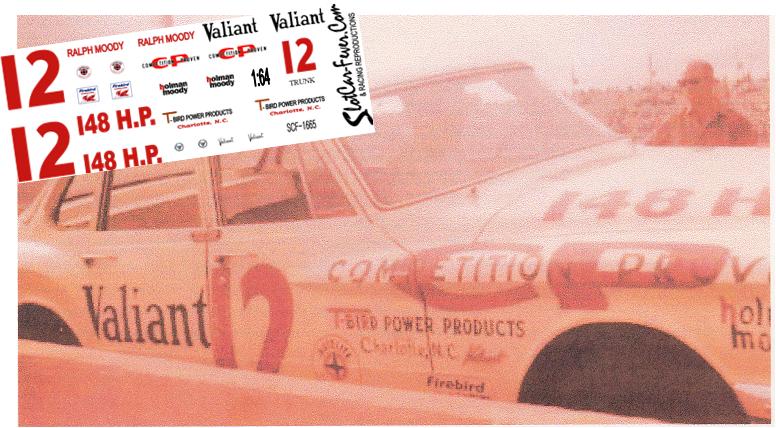 SCF1665 #12 Ralph Moody 1960 Plymouth Valiant