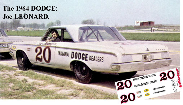 SCF1666 #20 Joe Leonard 1964 Indiana Dodge Dealers Coronet