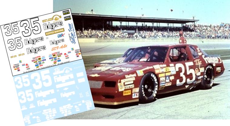 SCF1681 #35 Benny Parsons T.G. Sheppard Folgers (Red) '87 Chevy