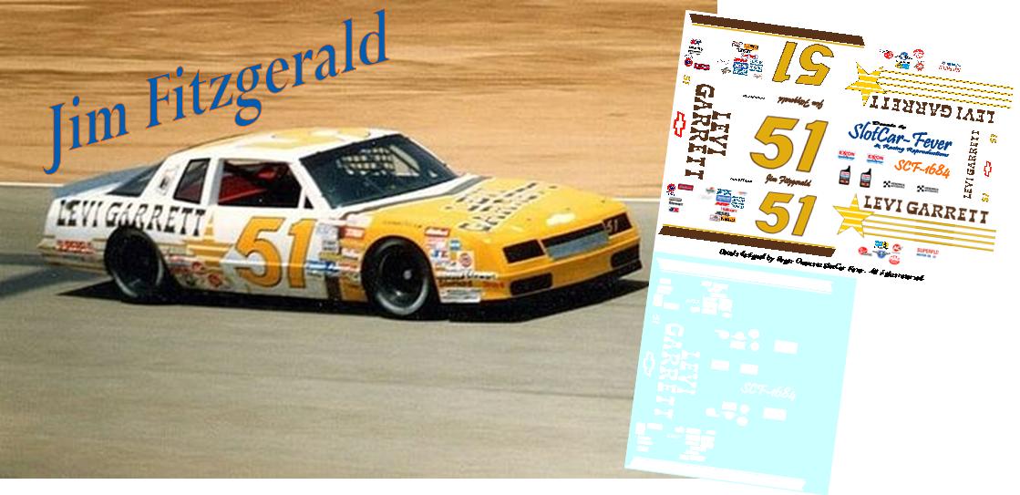 SCF1684-C #51 Jim Fitzgerald Levi Garrett Chevy