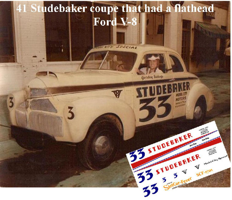 SCF1701 #33 Gordon Bishop 41 Studebaker Coupe