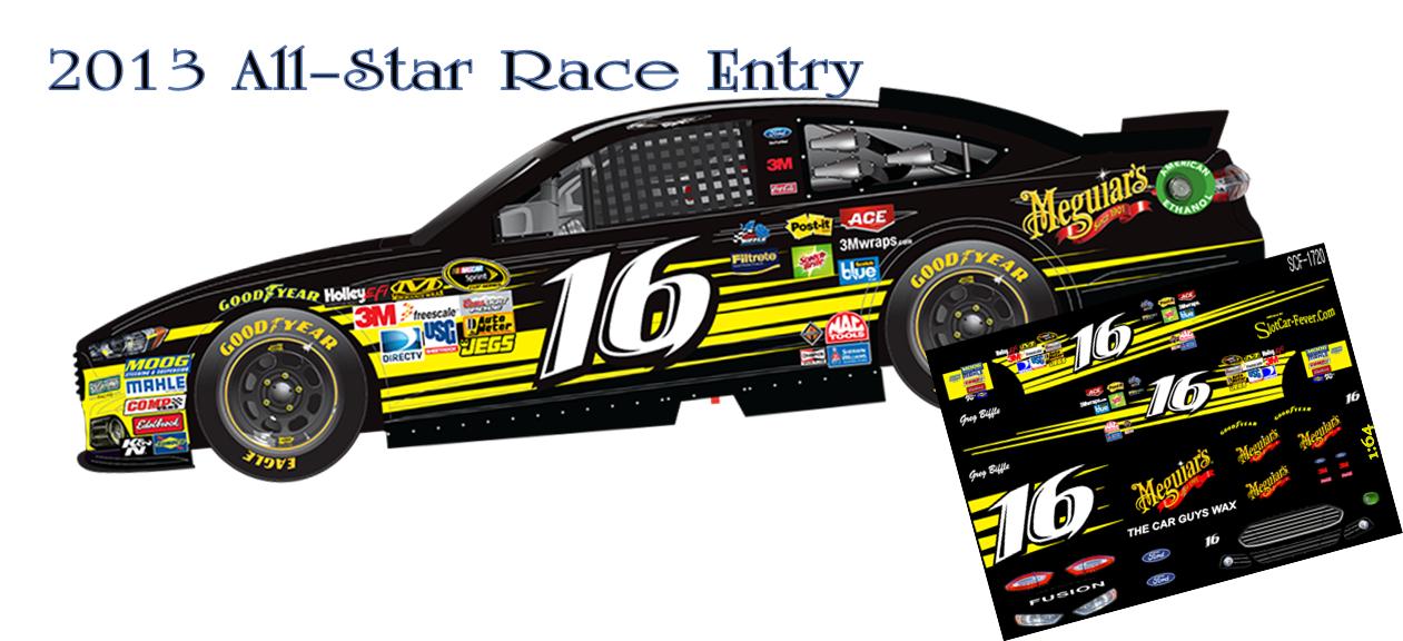 SCF1720 #16 Greg Biffle 2013 All-Star Ford