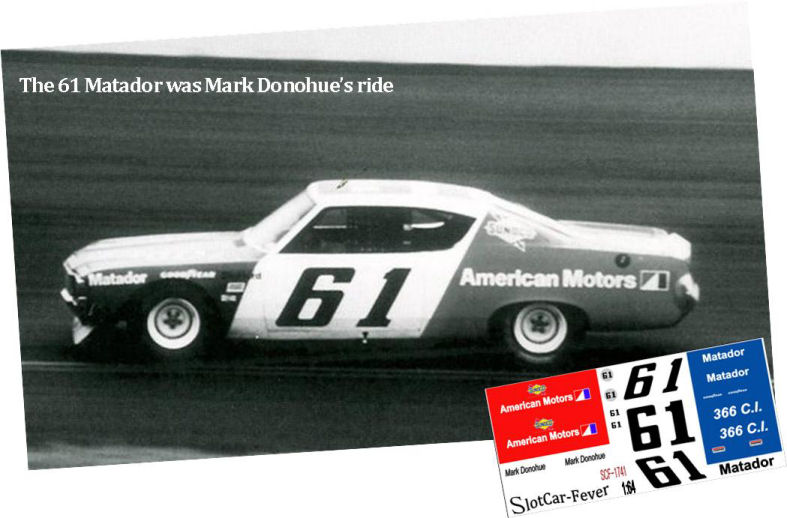 SCF1741 #61 Mark Donohue 71 Penske Matador