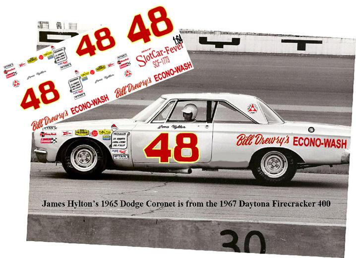 SCF1773 #48 James Hylton 65 Dodge Coronet raced in the 67 Daytona 500