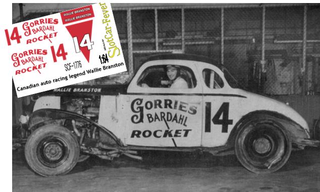 SCF1776 #14 Canadian auto racing legend Wallie Branston