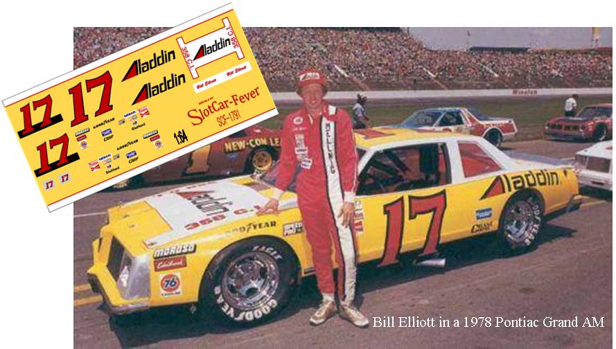 SCF1791-C #17 Bill Elliott 78 Pontiac Grand Am