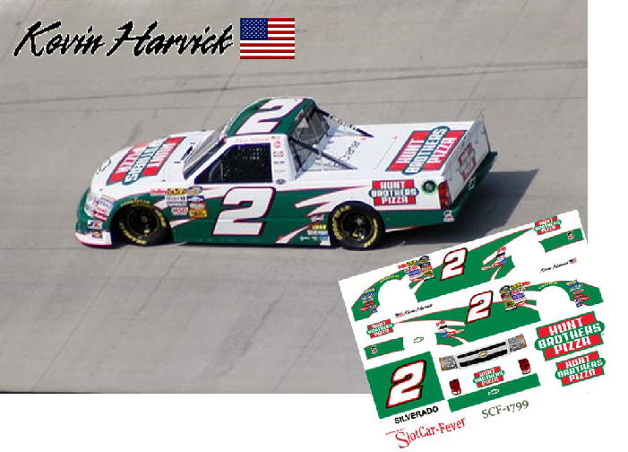 SCF1799-C #2 Kevin Harvick Hunt Brother Pizza Silverado NASCAR Truck