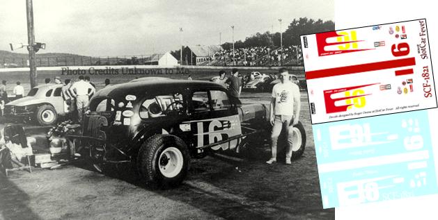 SCF1821-C #16 Jackie Wilson with the turbocharged 300 CI inline Ford six powered Joe Lawrence #16 coach