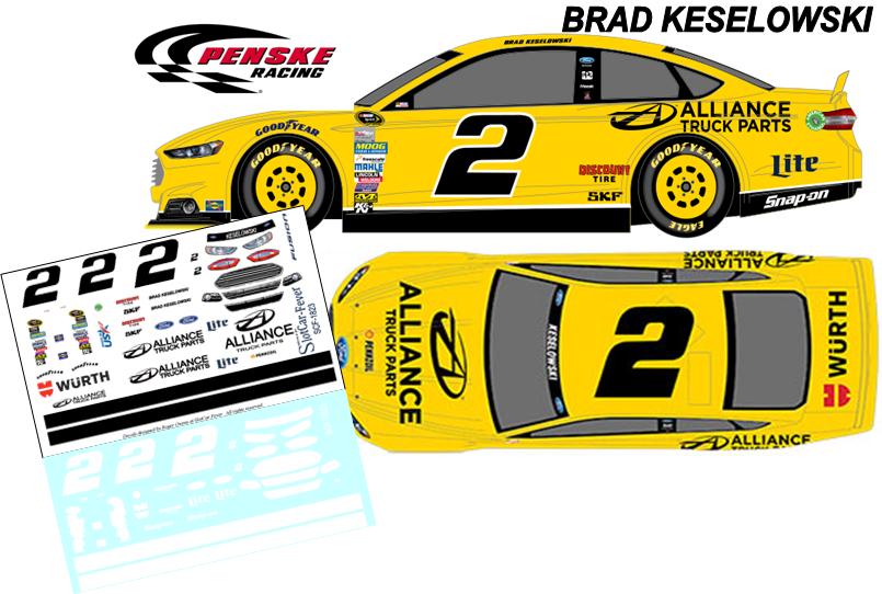 SCF1823 #2 Brad Keselowski 2014 Alliance Truck Parts Ford