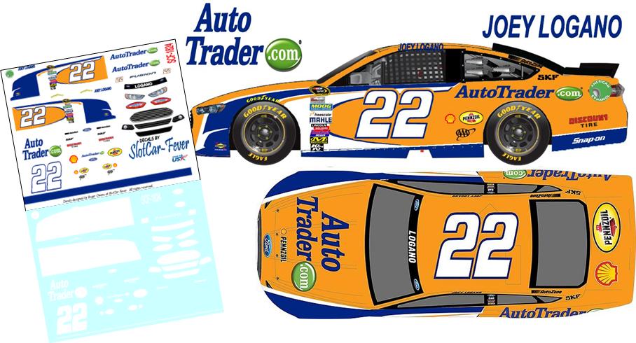 SCF1824 #22 Joe Logano 2014 Auto Trader.com Ford Fusion.