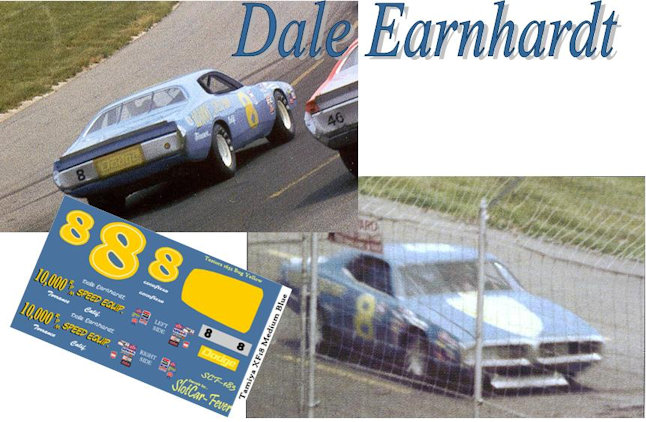 SCF_183-C #8 Dale Earnhardt Sr. 1975 Dodge Charger