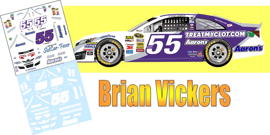 SCF1836 #55 Brian Vickers 2014 Camry from March 23, 2014