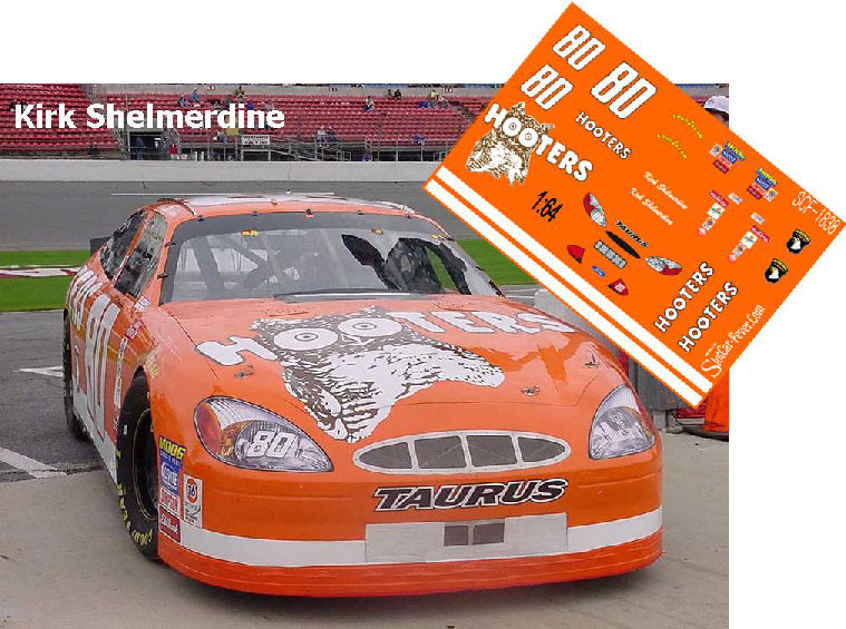 SCF1838-C #80 Kirk Shelmerdine Hooters Ford Taurus