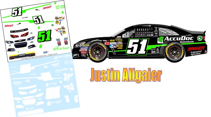 SCF1839 #51 Justin Allgaier AccuDoc 2014 Chevrolet Impala