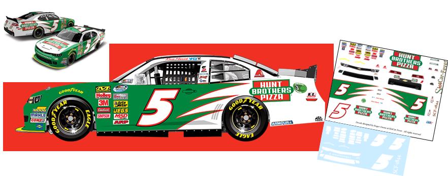 SCF1844-C #5 Kevin Harvick Hunt Brothers Pizza Chevrolet Camaro driven April 4, 2014