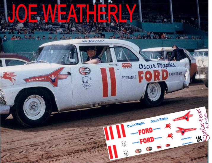 SCF1848 #11 Joe Weatherly 55 Ford