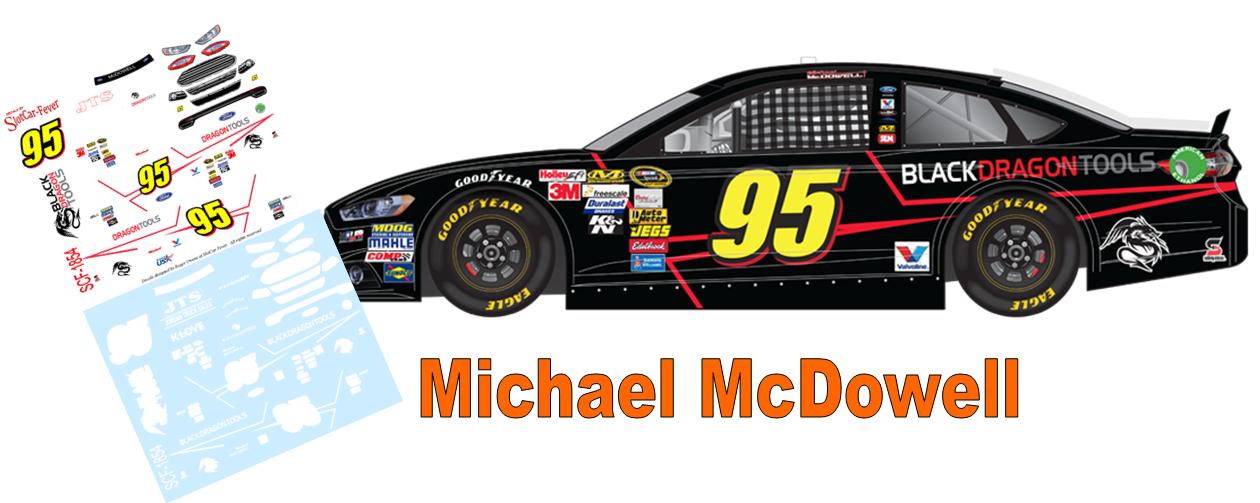 SCF1854 #95 Michael McDowell Black Dragon Tool 2014 Ford