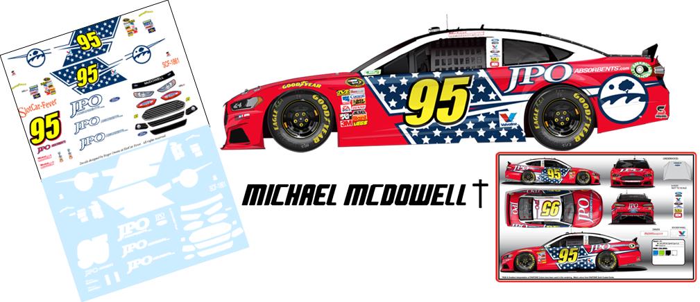 SCF1861 #95 Michael McDowell JPO Absorbents 2014 Ford