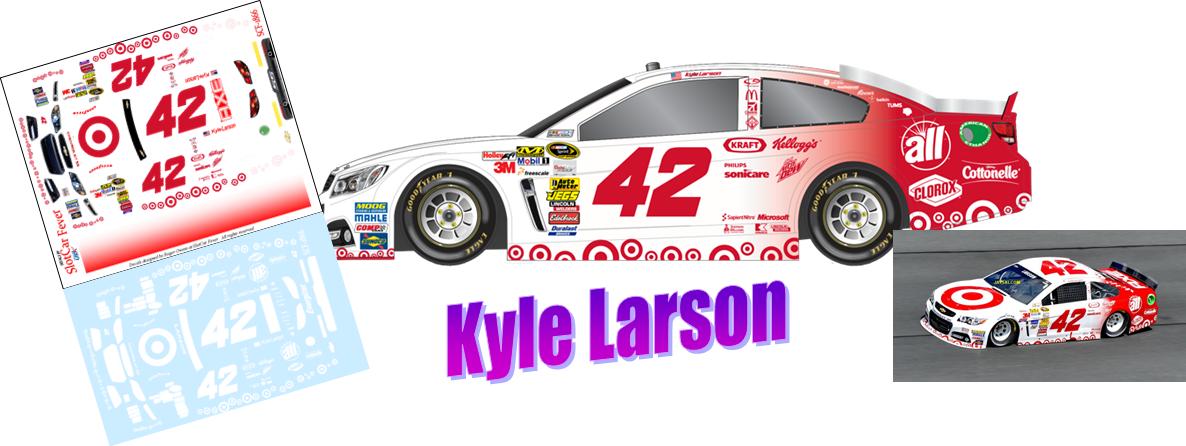 SCF1866 #42 Kyle Larson 2014 Target 25 Years Of Winning Chevy