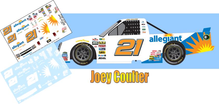 SCF1874 #21 Joey Coulter Allegiant 2014 Chevy Silverado