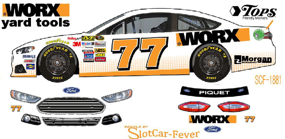 SCF1881 #77 Nelson Piquet Jr 2014 Fusion Running 8-9-2014 at Watkins Glen