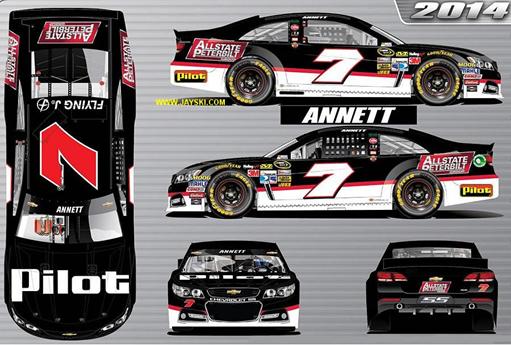 SCF1884 #7 Michael Annett Allstate Peterbilt 2014 Chevy