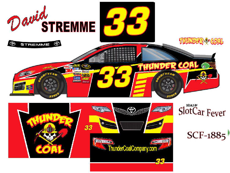 SCF1885 #33 David Stremme returned to Indy with Thunder Coal 2014 Camry