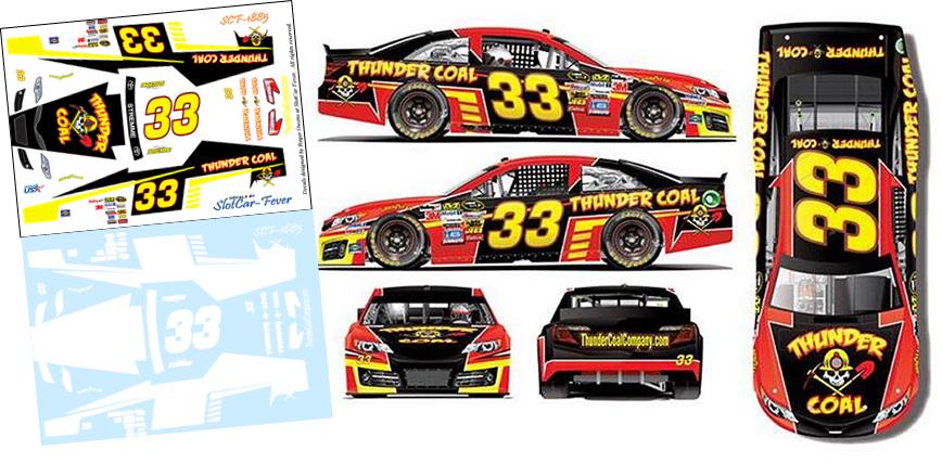 SCF1885-C #33 David Stremme returned to Indy with Thunder Coal 2014 Camry
