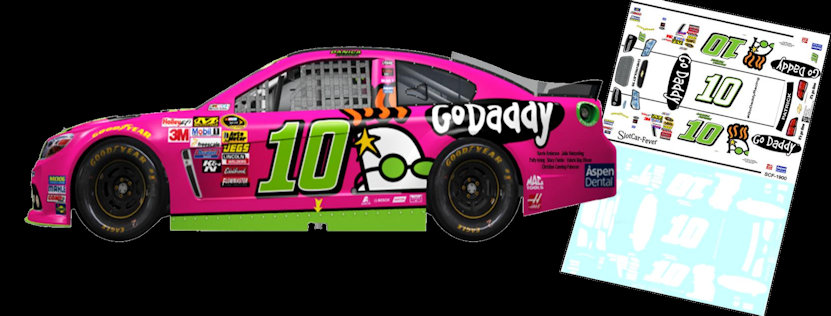 SCF1900-C #10 Danica Patrick Go Daddy 2014 Chevy