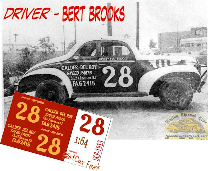 SCF1913-C #28 Bert Brooks modified coupe