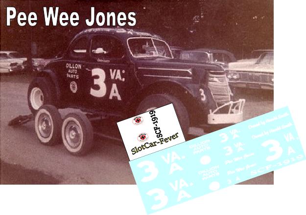 SCF1919 #3A Pee Wee Jones 38 Ford