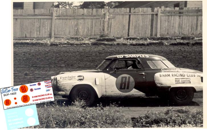 SCF1922-C #81 Ed Samples 53 Studebaker at the Birmingham Fairgrounds