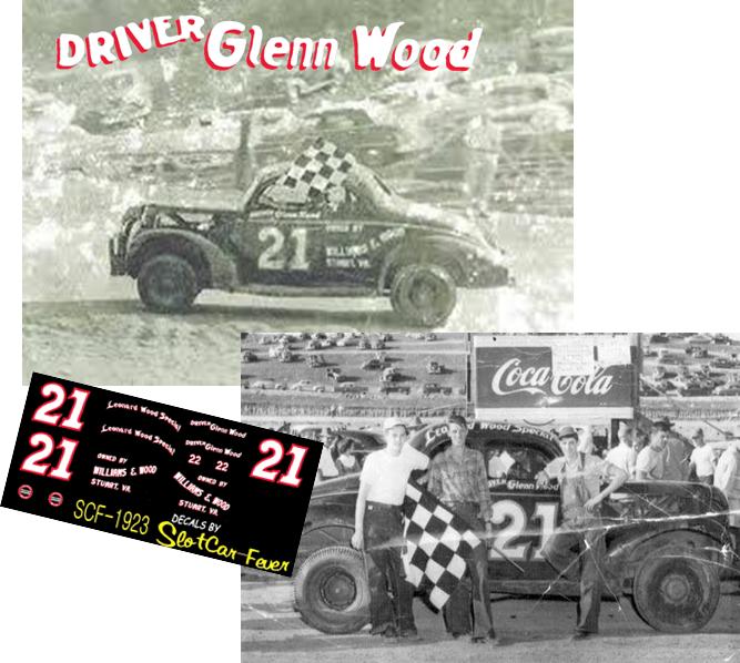 SCF1923 #21 Glenn Wood 39-40 Ford