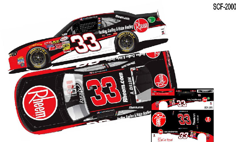 SCF2015 #33 Austin Dillon 2015 Rheems Camaro