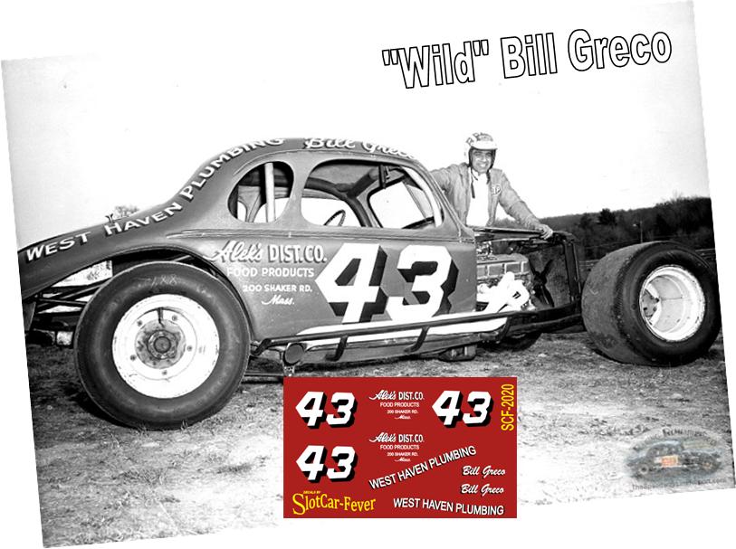 SCF2029-C #43 Bill Greco modified coupe