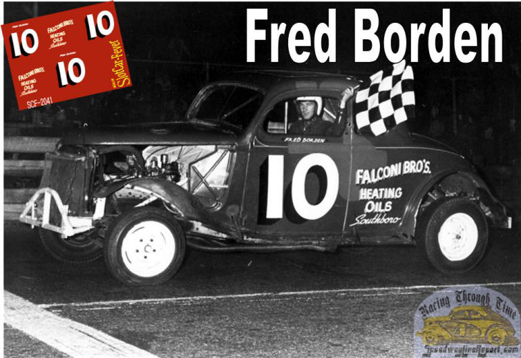 SCF2041-C #10 Fred Borden modified coupe