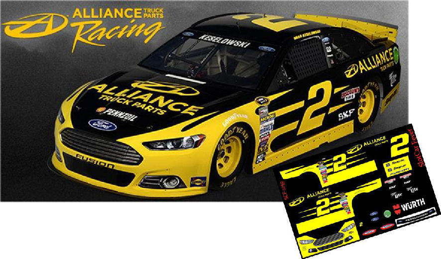 SCF2059 #2 Brad Keselowski 2015 Alliance Truck Parts Ford