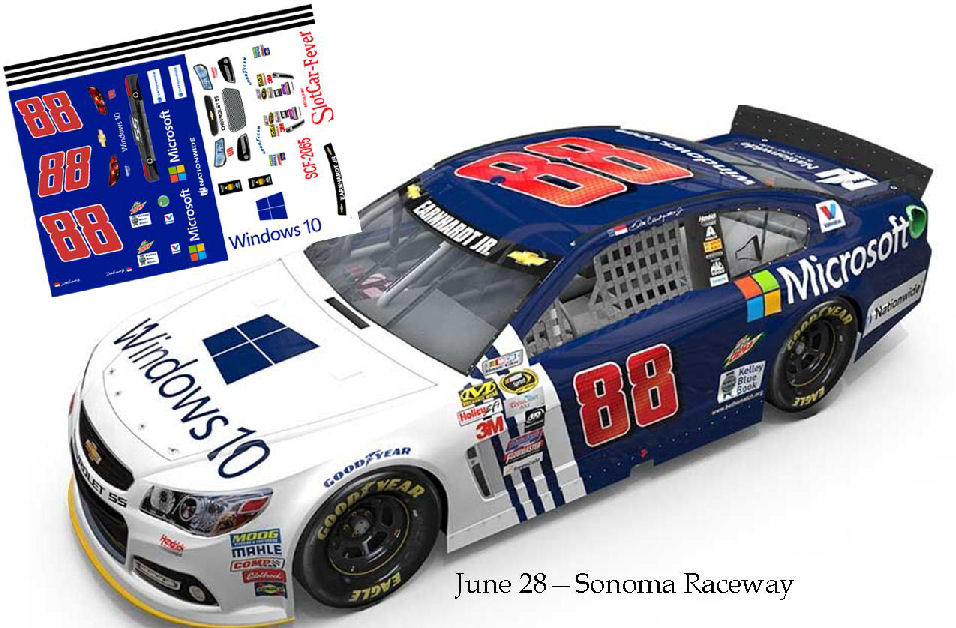 SCF2065 #88 Dale Earnhardt Jr. 2015 Microsoft Sonoma Chevy