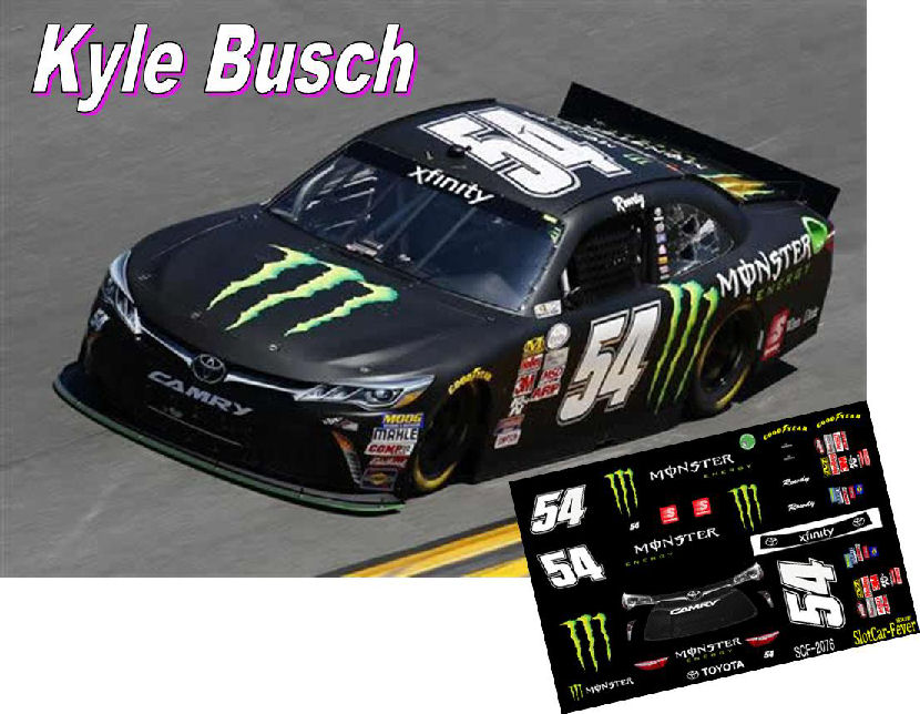 SCF2076 #54 Kyle Busch 2015 Xfinity Monster Energy Camry