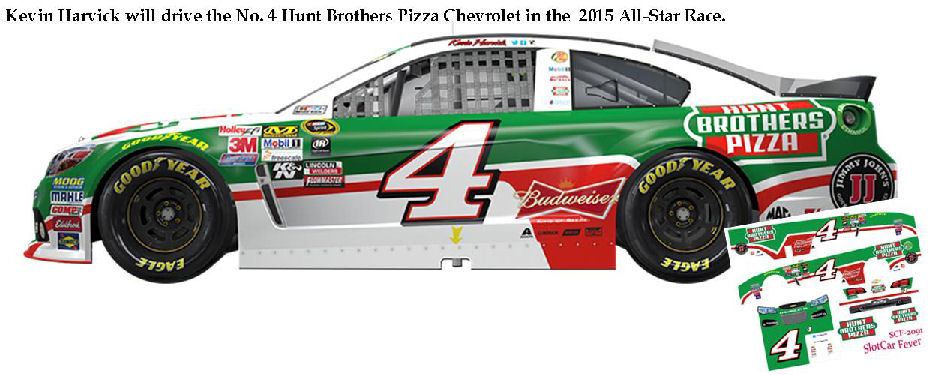 SCF2091-C #4 Kevin Harvick Hunt Brothers Pizza 2015 Chevy