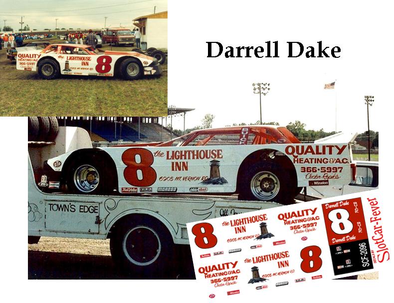 SCF2096 #8 Darrell Dake at Farley, Iowa in 1989.