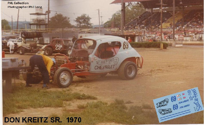 SCF2153 #69 Don Kreitz Sr. modified is 1970