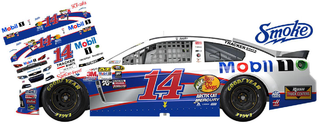 SCF2162 #14 Tony Stewart 2015 Mobil 1 Chevy will run at New Hampshire on July  19, 2015