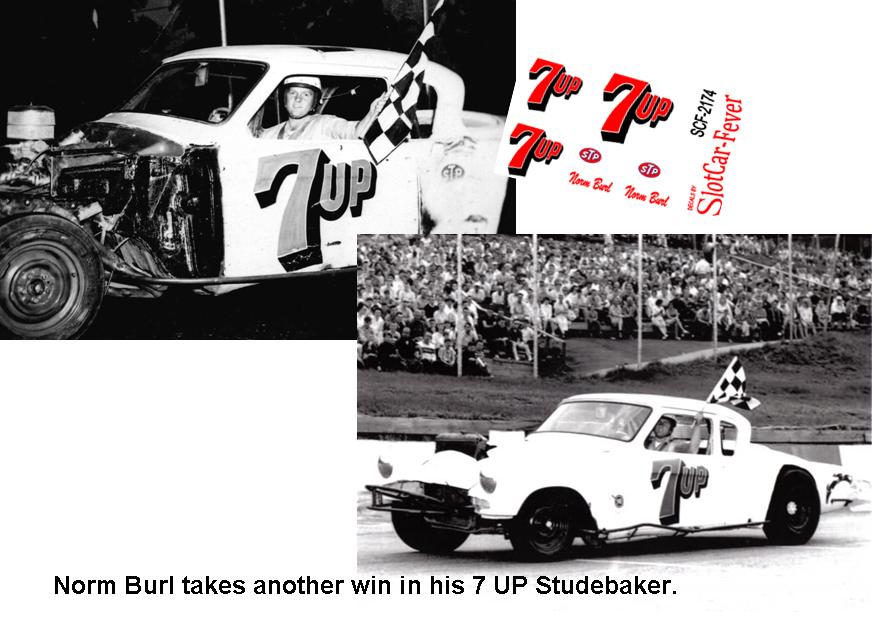 SCF2174 #7up Norm Burl takes another win in his 7 UP Studebaker modified