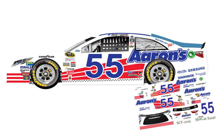 SCF2219 #55 David Ragan 2015 Camry Ken Ragan Throwback