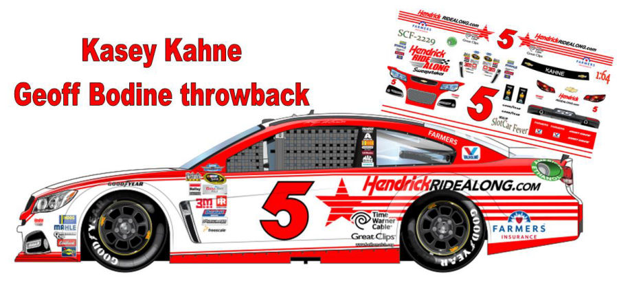 SCF2229 #5 Kasey Kahne Geoff Bodine Throwback Chevy