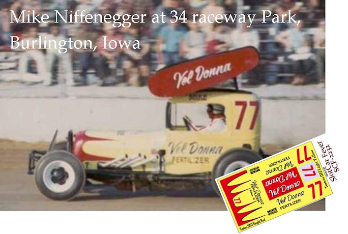 SCF2232 #77 Mike Niffenegger at 34 raceway Park, Burlington, Iowa